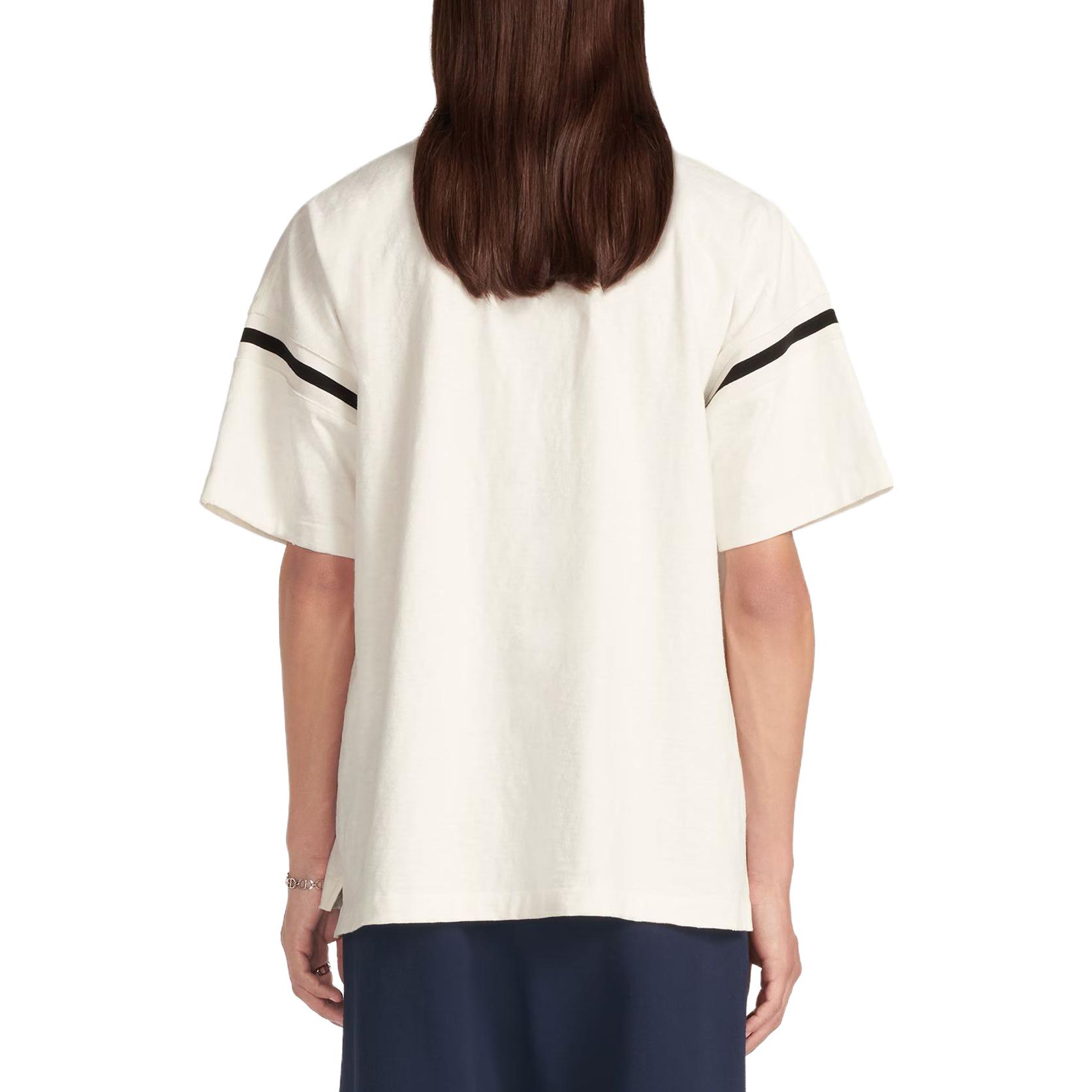 Purchase DIOR SS24 ホワイト ルーズフィット レタープリント 半袖 Tシャツ. 413J640A0849-C089