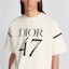 Sizing DIOR SS24 白色宽松字母印花短袖T恤. 413J640A0849-C089