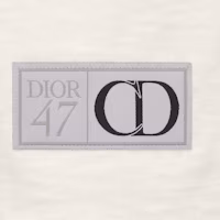 Cheap DIOR SS24 Kaos Putih Lengan Pendek Loose-Fit dengan Cetak Huruf. 413J640A0849-C089