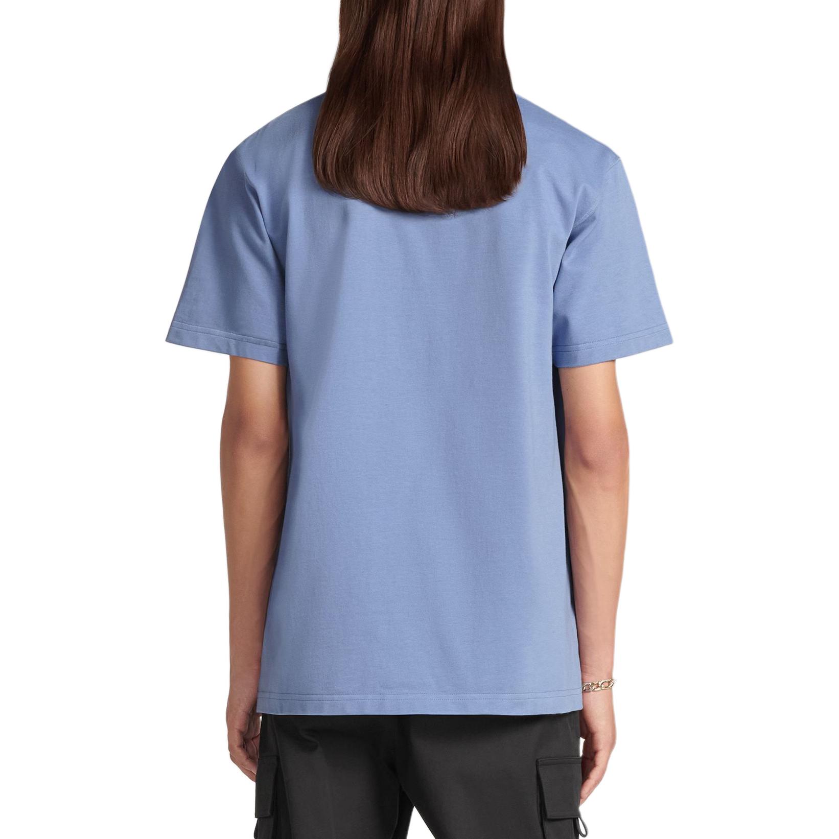 DIOR SS24 Blue Letter Embroidered Crewneck T-Shirt . 343J696C0554-C580 圖 7