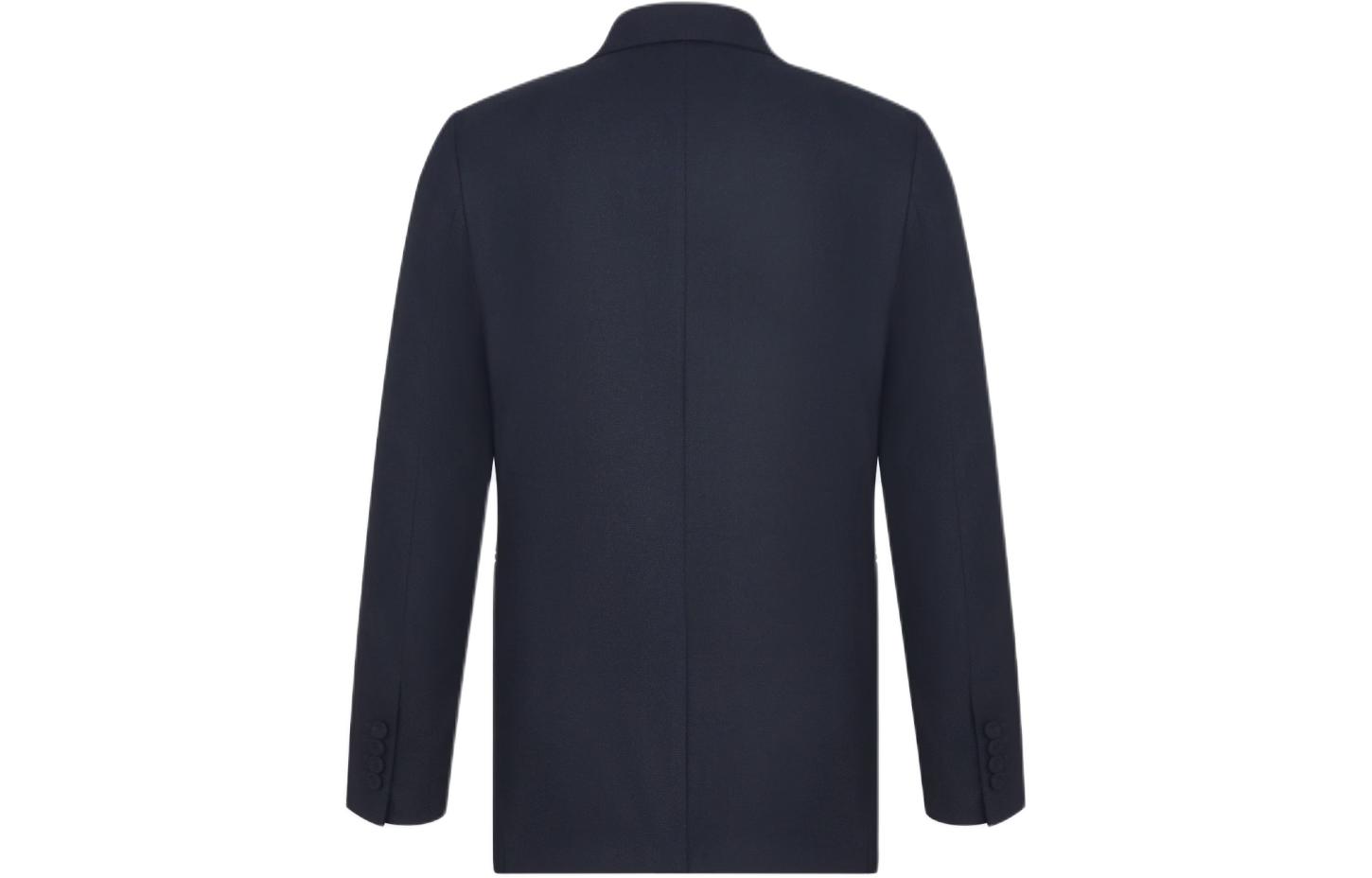 DIOR SS24 Distressed Badge Double-Breasted Blazer Jacket Men’s Blue 113C282A6053-C580 圖 3