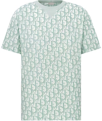 迪奥 SS24 绿色印花标志宽松版型T恤 483J646A0906-C186 Buy 迪奥 SS24 绿色印花标志宽松版型T恤 483J646A0906-C186