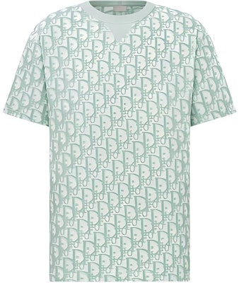 迪奥 SS24 绿色印花标志宽松版型T恤 483J646A0906-C186 Order 迪奥 SS24 绿色印花标志宽松版型T恤 483J646A0906-C186