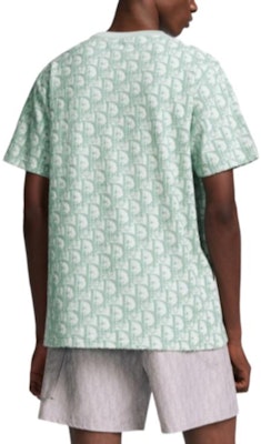 迪奥 SS24 绿色印花标志宽松版型T恤 483J646A0906-C186 Details for 迪奥 SS24 绿色印花标志宽松版型T恤 483J646A0906-C186