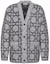 Order DIOR SS24 Gris Cannage Cárdigan de Punto con Cuello en V y Manga Larga. 483M232AT804-C889