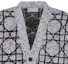 Shop DIOR SS24 Gris Cannage Cárdigan de Punto con Cuello en V y Manga Larga. 483M232AT804-C889