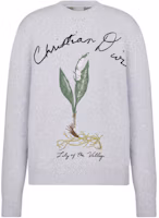 Order DIOR SS24 灰色字母印花針織圓領毛衣。 493M649AT864-C889