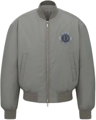 迪奥 SS24 灰色logo印花长袖拉链夹克 143C432G6107-C886 Buy 迪奥 SS24 灰色logo印花长袖拉链夹克 143C432G6107-C886