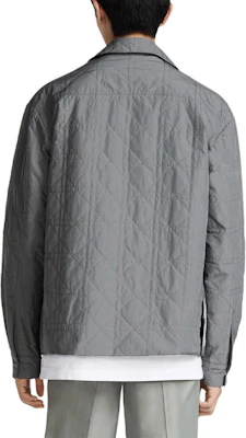 Dior SS24 Grey Single-Breasted Logo Long Sleeve Jacket 313C509AA106-C830 Details for Dior SS24 Grey Single-Breasted Logo Long Sleeve Jacket 313C509AA106-C830