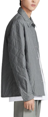 Dior SS24 Grey Single-Breasted Logo Long Sleeve Jacket 313C509AA106-C830 Sizing Dior SS24 Grey Single-Breasted Logo Long Sleeve Jacket 313C509AA106-C830