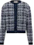 Buy Cárdigan Gris Tejido DIOR SS24 de Hombre con Botones y Estampado Pied de Poule. 483M231AT805-C580