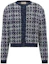 Order Cárdigan Gris Tejido DIOR SS24 de Hombre con Botones y Estampado Pied de Poule. 483M231AT805-C580