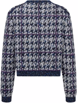 Cárdigan Gris Tejido DIOR SS24 de Hombre con Botones y Estampado Pied de Poule. 483M231AT805-C580 Lookbook Cárdigan Gris Tejido DIOR SS24 de Hombre con Botones y Estampado Pied de Poule. 483M231AT805-C580