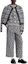 Shop Cárdigan Gris Tejido DIOR SS24 de Hombre con Botones y Estampado Pied de Poule. 483M231AT805-C580