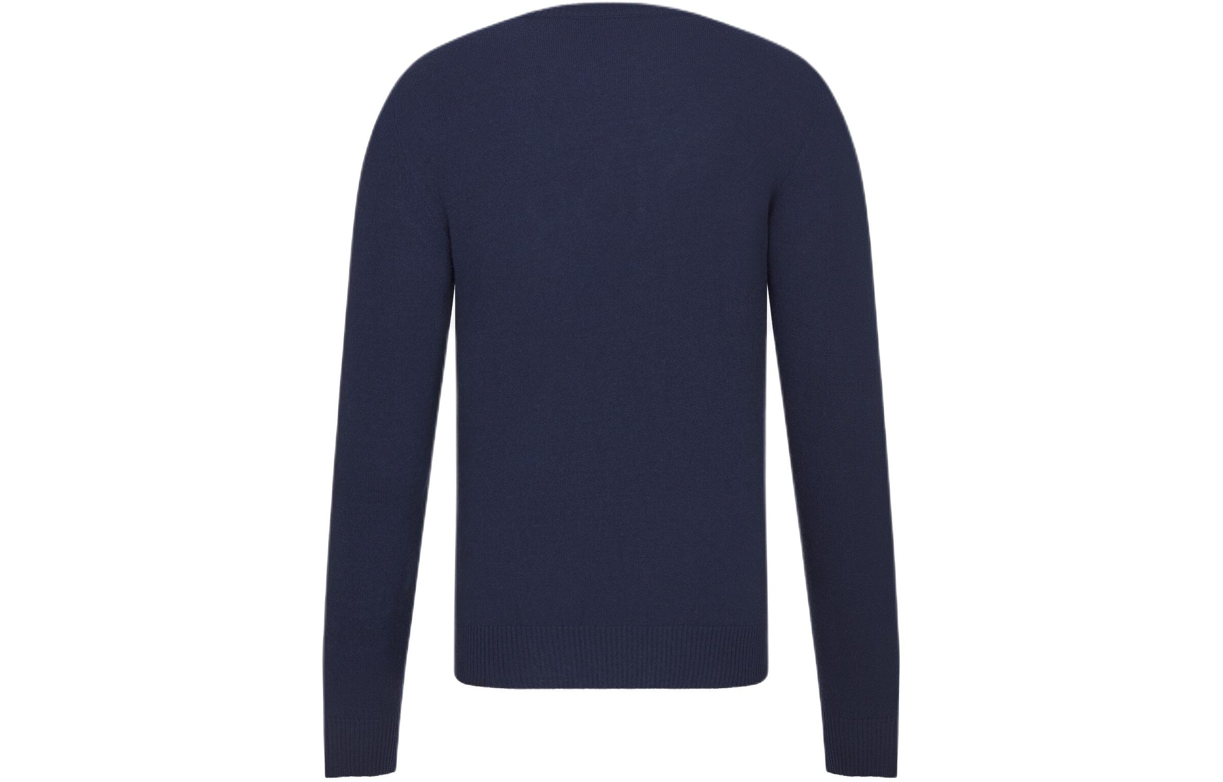 Lookbook DIOR SS24 Sweater Knit Lengan Panjang Logo Letter Crewneck. 413M653AT759-C580