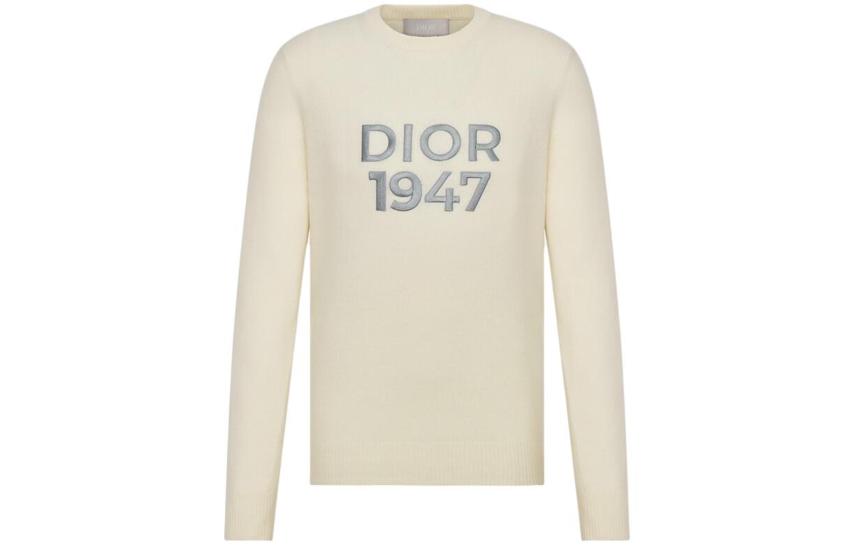 Sizing DIOR SS24 Sweater Knit Lengan Panjang Logo Letter Crewneck. 413M653AT759-C580