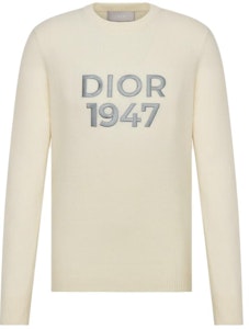 DIOR SS24 字母標誌印花圓領長袖針織毛衣 413M653AT759-C580 Sizing DIOR SS24 字母標誌印花圓領長袖針織毛衣 413M653AT759-C580