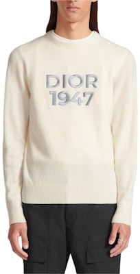 DIOR SS24 Letter Logo Print Crewneck Long Sleeve Knit Sweater . 413M653AT759-C580 1