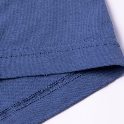 DIOR SS24 Camiseta Azul de Logo Estampado Cuello Redondo Ajuste Holgado. 483J696D0847-C580 1