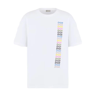 DIOR SS24 Logo Print Crewneck T-Shirt . 413J696A0817-C085