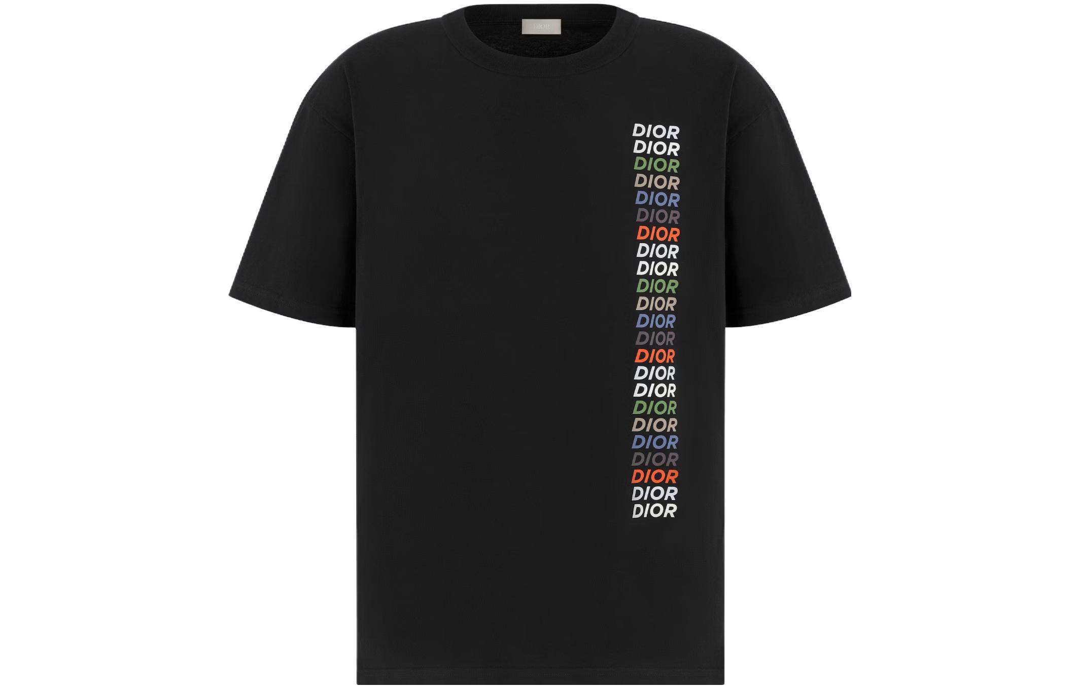 Order Camiseta DIOR SS24 con Logo Estampado y Cuello Redondo. 413J696A0817-C085