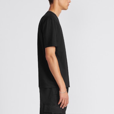 Camiseta DIOR SS24 con Logo Estampado y Cuello Redondo. 413J696A0817-C085 Details for Camiseta DIOR SS24 con Logo Estampado y Cuello Redondo. 413J696A0817-C085