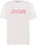 Buy DIOR SS24 Camiseta Blanca Logo Impreso Fit Suelto Cuello Redondo 483J696C0847-C084
