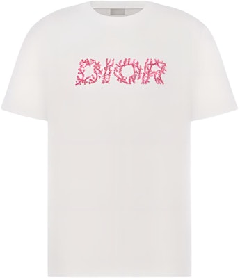 DIOR SS24 Camiseta Blanca Logo Impreso Fit Suelto Cuello Redondo 483J696C0847-C084 Order DIOR SS24 Camiseta Blanca Logo Impreso Fit Suelto Cuello Redondo 483J696C0847-C084