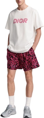 DIOR SS24 Camiseta Blanca Logo Impreso Fit Suelto Cuello Redondo 483J696C0847-C084 Shop DIOR SS24 Camiseta Blanca Logo Impreso Fit Suelto Cuello Redondo 483J696C0847-C084