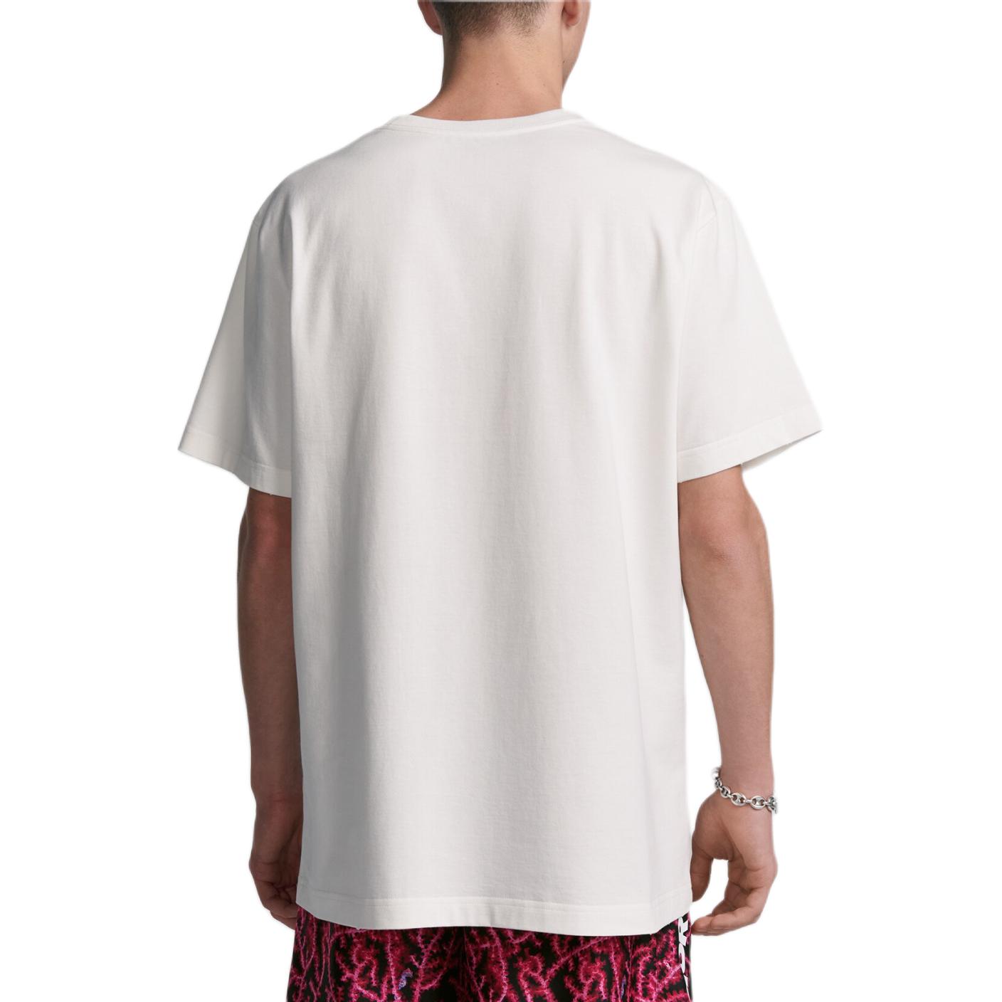 Purchase DIOR SS24 Camiseta Blanca Logo Impreso Fit Suelto Cuello Redondo 483J696C0847-C084