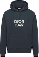 DIOR SS24 Navy Blue Logo Print Hoodie Casual Long Sleeve Sweatshirt 413J691B0531-C580 DIOR SS24 Navy Blue Logo Print Hoodie Casual Long Sleeve Sweatshirt 413J691B0531-C580