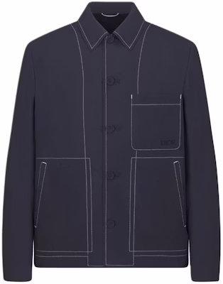 Chaqueta Azul Marino Holgada DIOR SS24 con Patrón de Logotipo. 413C208A6002-C540 Buy Chaqueta Azul Marino Holgada DIOR SS24 con Patrón de Logotipo. 413C208A6002-C540