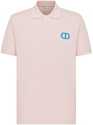 DIOR SS24 Pink Embroidered Logo Short Sleeve Polo Shirt for Men. 013J800C0373-C485 Buy DIOR SS24 Pink Embroidered Logo Short Sleeve Polo Shirt for Men. 013J800C0373-C485