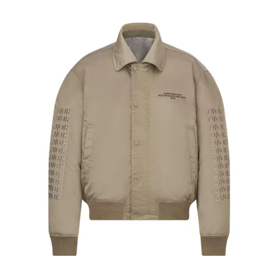 DIOR SS24 Single-Breasted Casual Jacket with Embroidered Logo 413C407A6007-C189