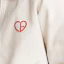 Cheap Dior SS24 White Logo Heart Embroidered Wide Collar Zip Jacket 493D486A384X-C083