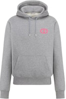 DIOR SS25 Grey Hoodie with Embroidered Logo. 113J698B0531-C884 DIOR SS25 Grey Hoodie with Embroidered Logo. 113J698B0531-C884