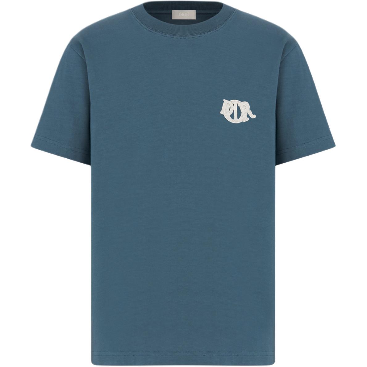 DIOR SS25  Loose Fit Blue T-Shirt - Spring Ready-to-Wear Collection. 513J696D0554-C580 圖 2