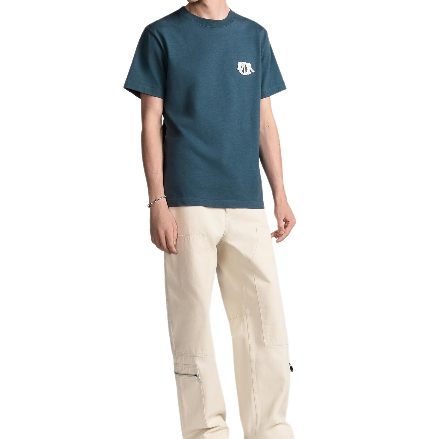 DIOR SS25  Loose Fit Blue T-Shirt - Spring Ready-to-Wear Collection. 513J696D0554-C580 圖 4