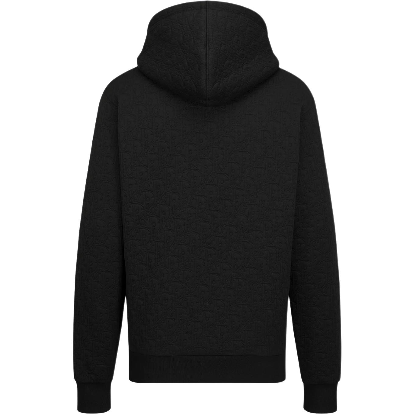 Lookbook DIOR SS25  Quilted Print Drawstring Hoodie Black - Spring Collection. 513J626A0978-C900