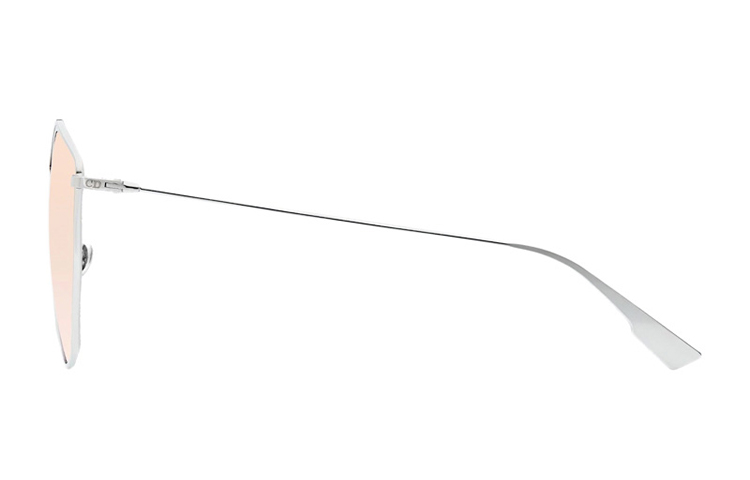 Dior Stellaire 4 Geometric Sunglasses Silver Frame Pink Gold Lens STELLAIRE4-010SQ 圖 4