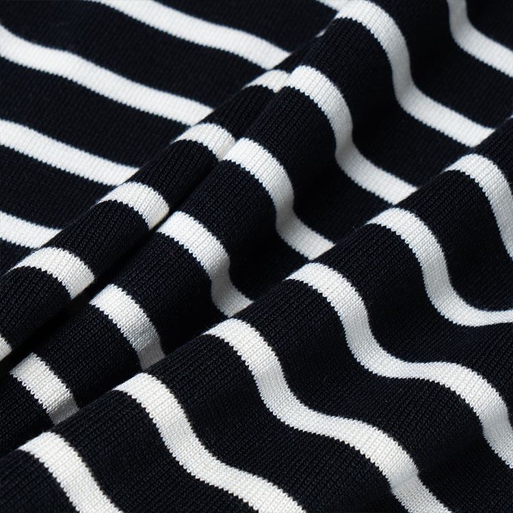 DIOR Striped Logo Loose-Fit T-Shirt Navy Blue 183M647AT234-C580 圖 5