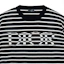 Cheap DIOR Kaos Longgar Logo Garis Navy Blue 183M647AT234-C580