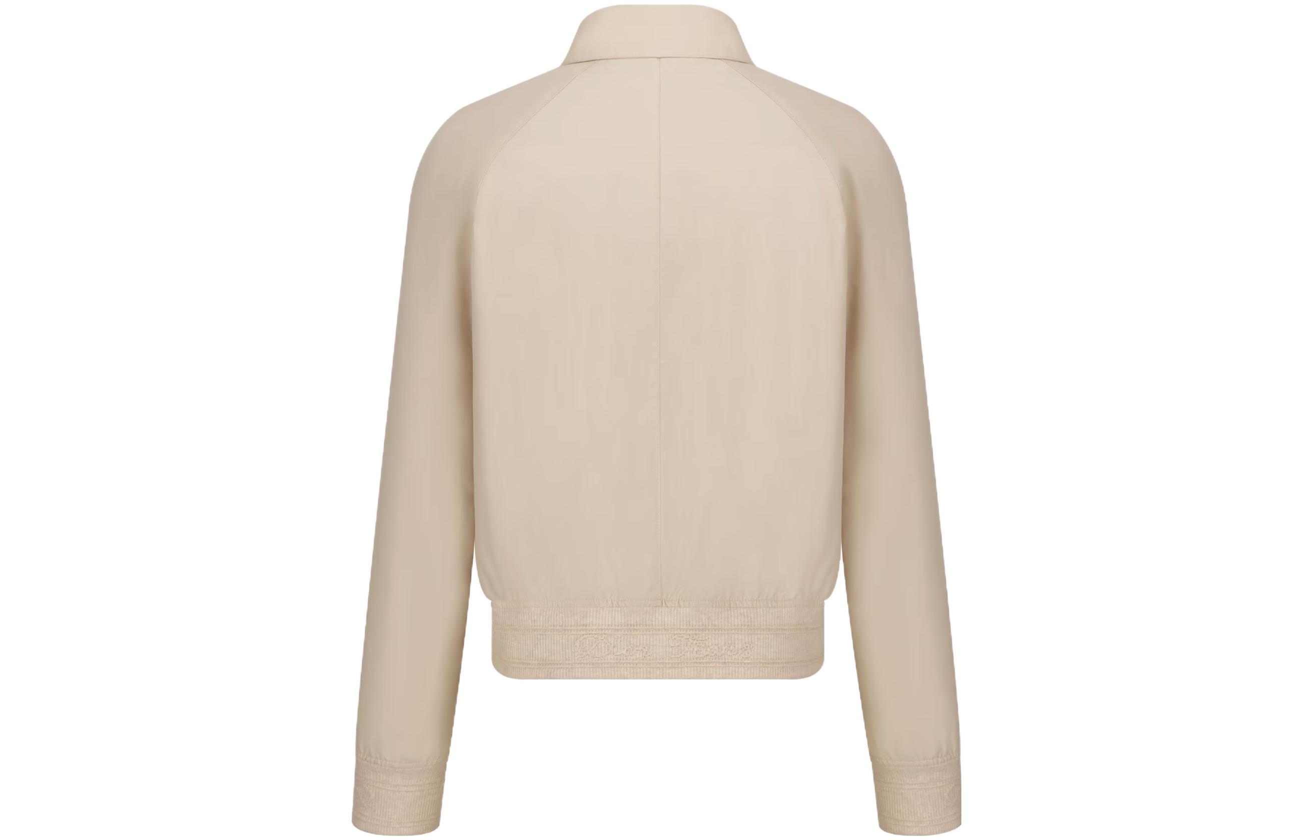 DIOR Tears  Khaki Logo Print Zip-Up Jacket Long Sleeve Outerwear 393C421A5815-C181 圖 3