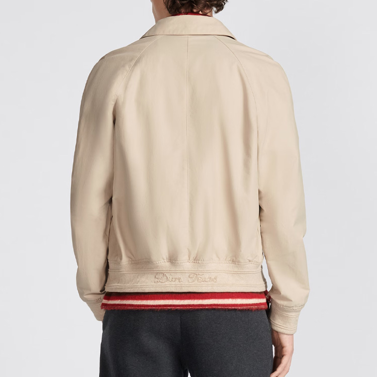 DIOR Tears  Khaki Logo Print Zip-Up Jacket Long Sleeve Outerwear 393C421A5815-C181 圖 6