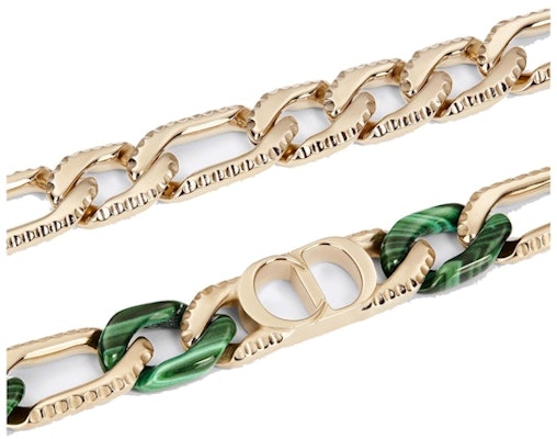 Dior TEARS 金链项链 金/绿色 Order Dior TEARS 金链项链 金/绿色