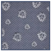 Dior TEARS Dior Oblique Bandana Navy Blue/Light Gray Dior TEARS Dior Oblique Bandana Navy Blue/Light Gray