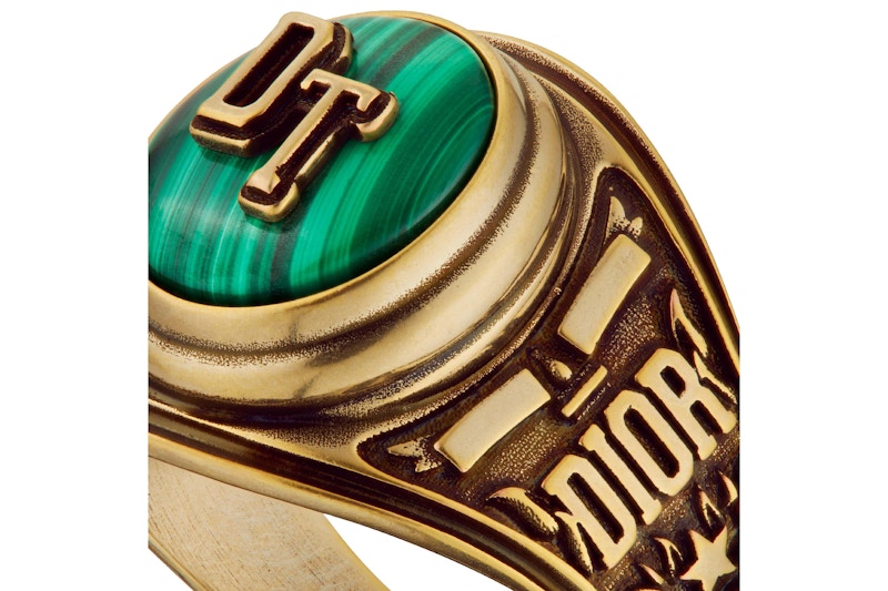 Lookbook Dior TEARS Cincin Emas/Malachit