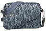 Buy Dior TEARS Saddle Triple Pouch Denim Biru