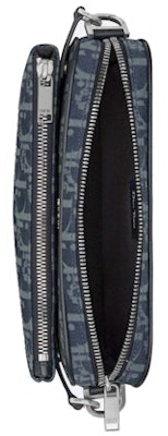 Dior TEARS Saddle Triple Pouch Denim Biru Lookbook Dior TEARS Saddle Triple Pouch Denim Biru