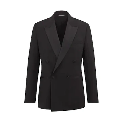 DIOR Tears SS23 Double-Breasted Black Blazer Jacket 393C232A5716-C989